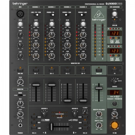 Пятиканальный DJ-микшер Behringer DJX900USB