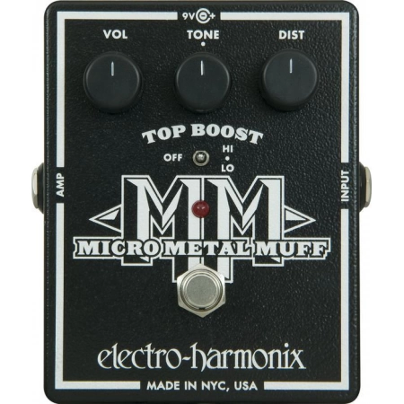 Гитарная педаль Metal Distortion ELECTRO-HARMONIX Micro Metal Muff