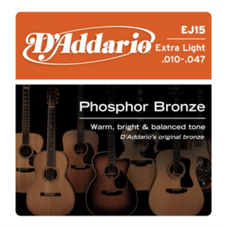 Струны D`Addario EJ-15-3D