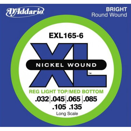 Струны D`Addario EXL-165-6  XL 6