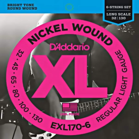 Струны D`Addario EXL-170-6