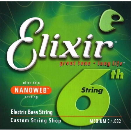 Струна для бас-гитары ELIXIR 15332 NanoWeb