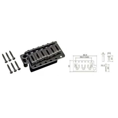 Тремоло strat style GOTOH 510T-FE2-C