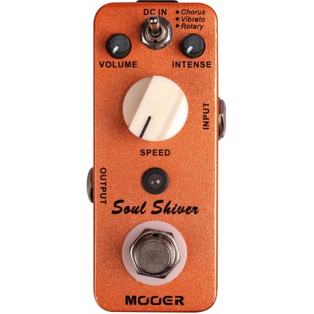 Мини-педаль univibe pedal (Chorus+Vibrato+Rotary) MOOER Soul Shiver