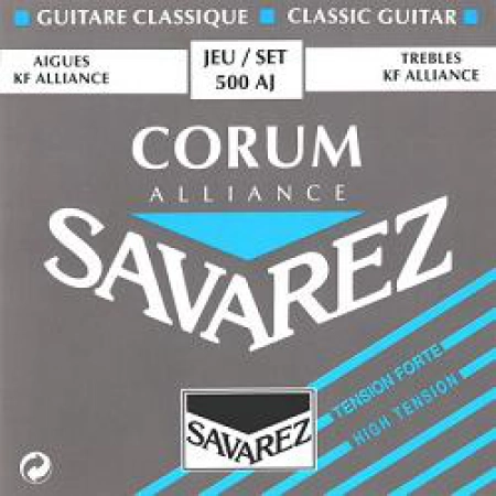 Струны SAVAREZ 500AJ  Corum Alliance Blue high tension