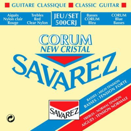 Струны SAVAREZ 500CRJ  Corum New Cristal Red/Blue medium-high tension