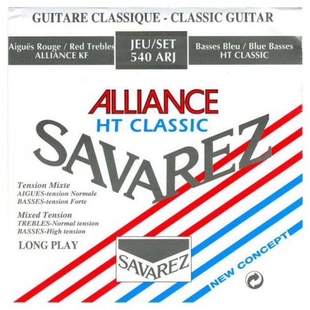 Струны SAVAREZ 540ARJ  Alliance HT Classic Red/Blue medium-high tension