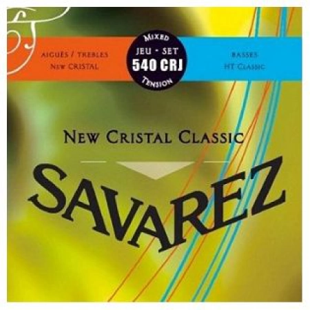 Струны SAVAREZ 540CRJ  New Cristal Classic Red/Blue medium-high tension