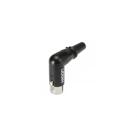 Угловой (90°) металлический разъем HICON XLR 3-pin (розетка) Sommer Cable HI-X3RF-M
