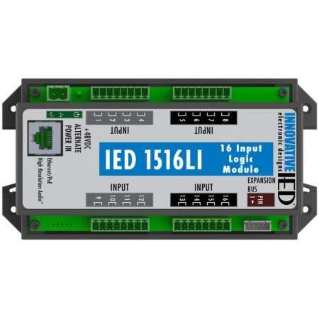 Изображение 2 (Релейный блок систем оповещения GLOBALCOM серий 1000 и 5400 с PoE Atlas Sound IED1516LI)