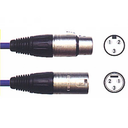 Изображение 1 (Кабель аудио XLR штекер - XLR гнездо AVC Link CABLE-950/0.75-Black)