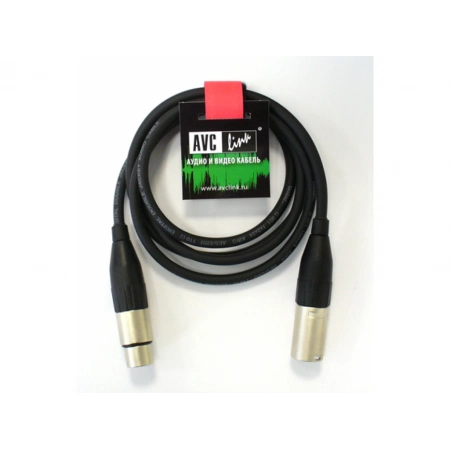 Изображение 2 (Кабель цифровой XLR штекер - XLR гнездо AVC Link CABLE-952/6-Black)