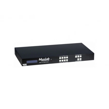 Матричный коммутатор 4x4 HDMI, разрешение 4K/60 MuxLab 500444