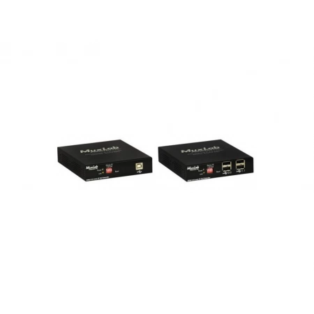 Передатчик-энкодер KVM и HDMI over IP, сжатие JPEG2000, с PoE MuxLab 500770-TX