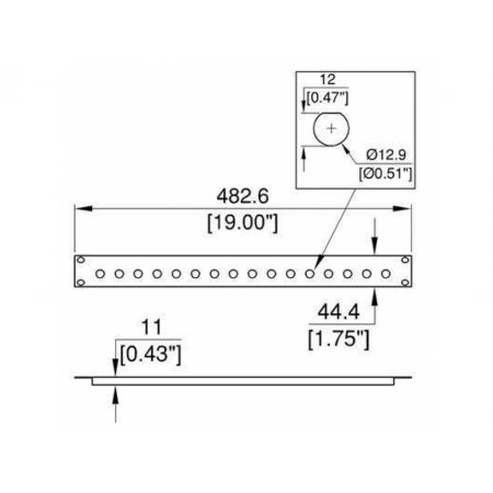 Изображение 1 (Рэковая панель AVC Link RPE-1/16B)