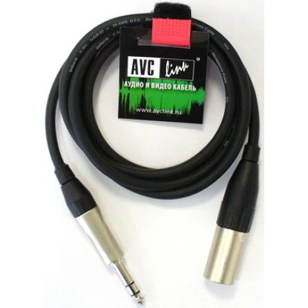 Изображение 2 (Кабель аудио JACK stereo - XLR штекер AVC Link CABLE-957/1,5-Black)