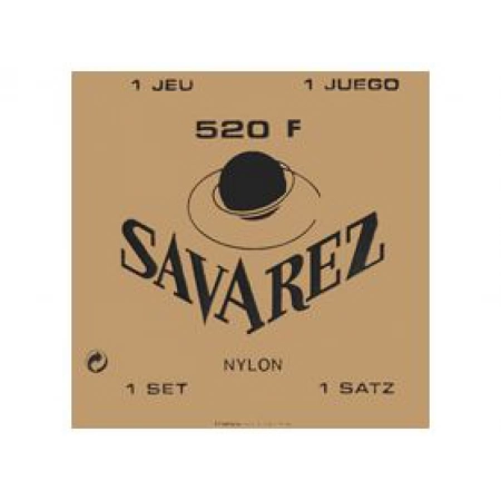 Струны для классической гитары SAVAREZ 520F  Traditional White high tension metal wound