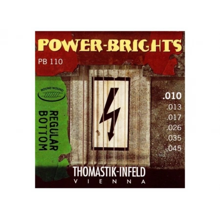 Изображение 2 (Струны для электрогитары Power Brights THOMASTIK PB110)