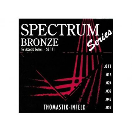 Изображение 2 (Струны для акустической гитары THOMASTIK SB 111  Spectrum Bronze (11-52))