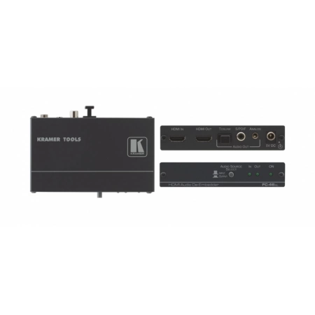 Изображение 2 (Де-эмбеддер аудио  HDMI / HDMI, S/PDIF, Toslink, AUDIO Kramer FC-46xl)