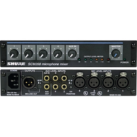Изображение 2 (Микрофонный микшер Shure SCM268E)