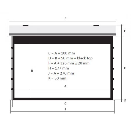 Изображение 3 (Экран Kauber Blue Label XL Tensioned BT Cinema (BLXLTBT.169.350.CLV.CIN))