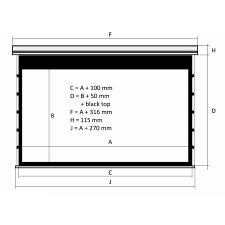 Изображение 3 (Экран с электроприводом Kauber RLTBT.169.260.GPRO.CIN)