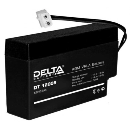 Аккумулятор герметичный свинцово-кислотный Delta Delta DT 12008 (Т13)