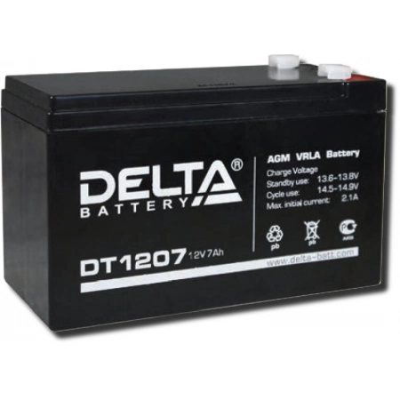 Аккумулятор герметичный свинцово-кислотный Delta Delta DT 1207