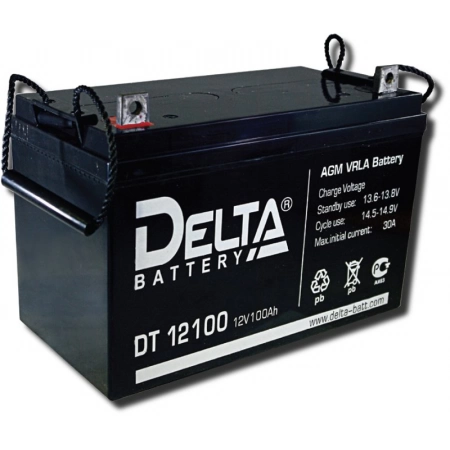 Аккумулятор герметичный свинцово-кислотный Delta Delta DT 12100