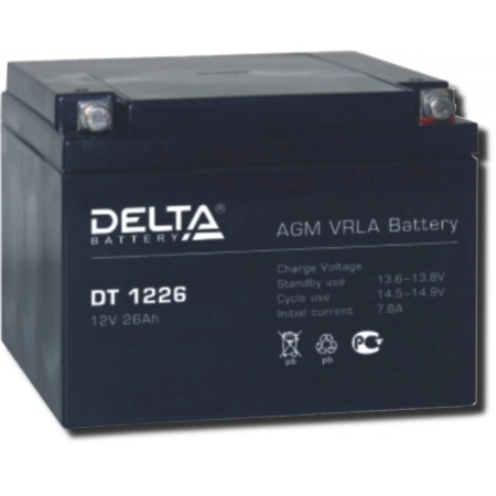 Аккумулятор герметичный свинцово-кислотный Delta Delta DT 1226