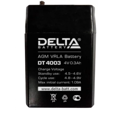 Аккумулятор герметичный свинцово-кислотный Delta Delta DT 4003