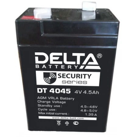 Аккумулятор герметичный свинцово-кислотный Delta Delta DT 4045 (47 мм)
