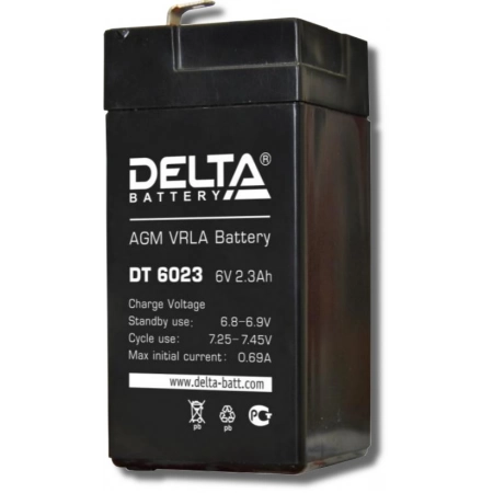 Аккумулятор герметичный свинцово-кислотный Delta Delta DT 6023