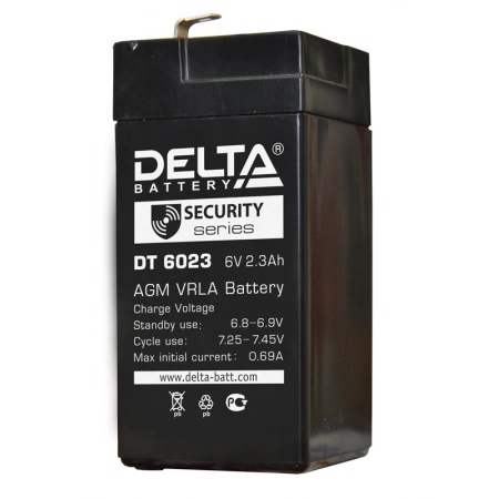 Аккумулятор герметичный свинцово-кислотный Delta Delta DT 6023 (75)