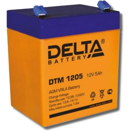 Аккумулятор герметичный свинцово-кислотный Delta Delta DTM 1205