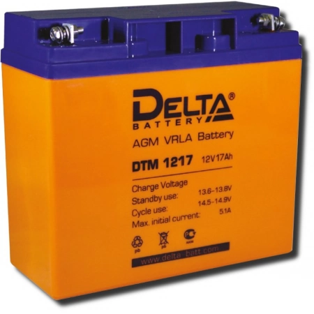 Аккумулятор герметичный свинцово-кислотный Delta Delta DTM 1217