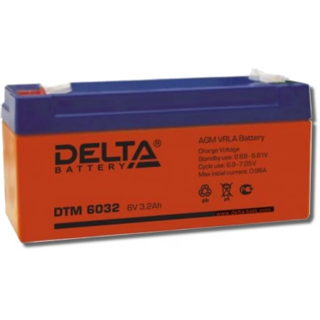 Аккумулятор герметичный свинцово-кислотный Delta Delta DTM 6032
