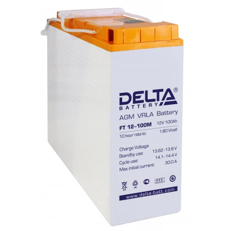 Аккумулятор герметичный свинцово-кислотный Delta Delta FT 12-100 M