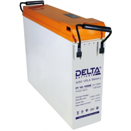 Аккумулятор герметичный свинцово-кислотный Delta Delta FT 12-105 M