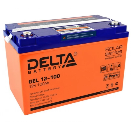 Аккумулятор герметичный свинцово-кислотный Delta Delta GEL 12-100