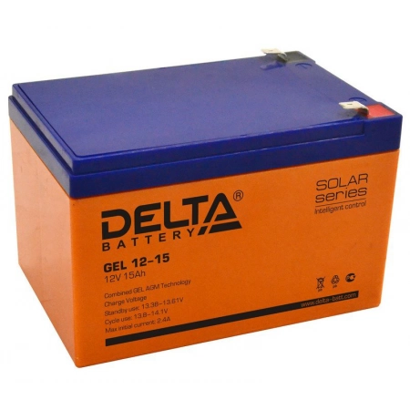 Аккумулятор герметичный свинцово-кислотный Delta Delta GEL 12-15