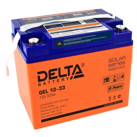 Аккумулятор герметичный свинцово-кислотный Delta Delta GEL 12-33