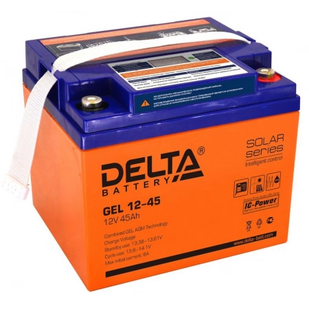 Аккумулятор герметичный свинцово-кислотный Delta Delta GEL 12-45