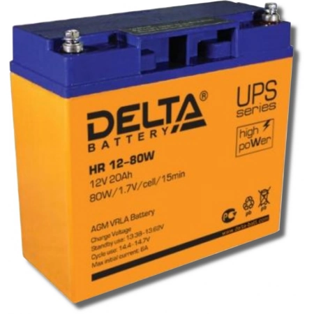 Аккумулятор герметичный свинцово-кислотный Delta Delta HR 12-80 W