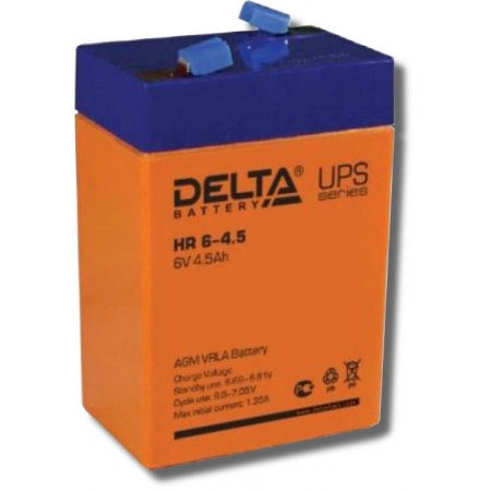 Аккумулятор герметичный свинцово-кислотный Delta Delta HR 6-4.5