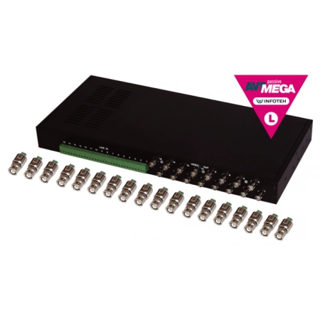 Передатчик HD-видеосигналов 5Mp/4Mp/1080p AHD/CVI/TVI Инфотех AVT-Mega Passive L