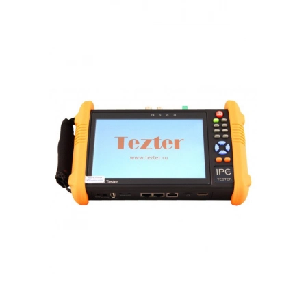 Многофункциональный тестовый видеомонитор для аналогового и IP видеонаблюдения Tezter TIP-H-7