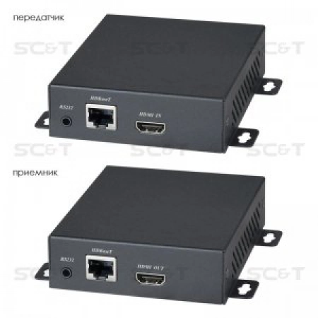 Удлинитель HDMI, ИК-сигнала, RS232 SC&T HE20E