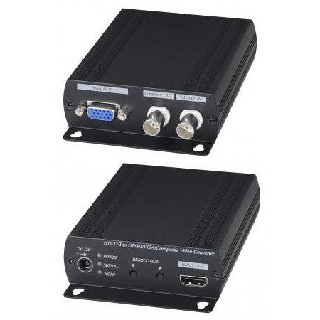 Преобразователь-разветвитель AHD/HDCVI/HDTVI в HDMI/VGA/CVBS SC&T AD001HD4